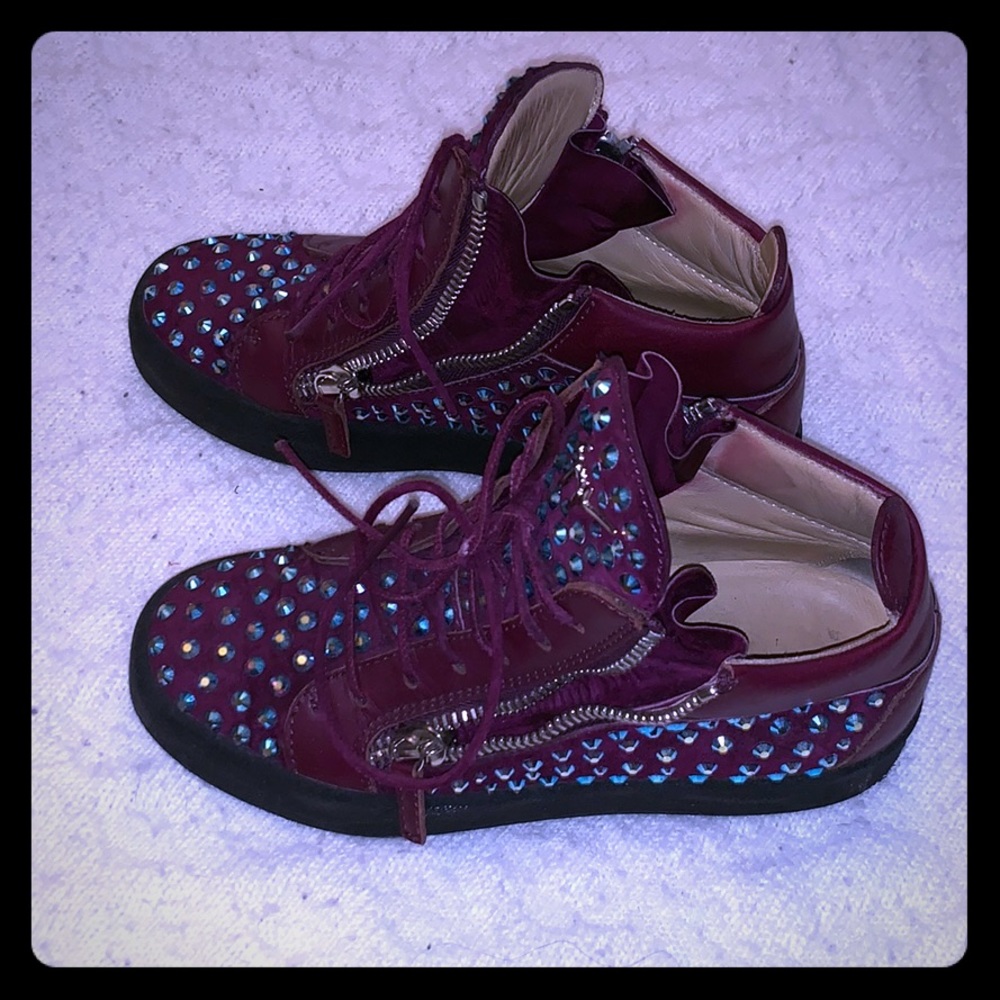 Giuseppe Zanotti sneakers with Swarowski crystals